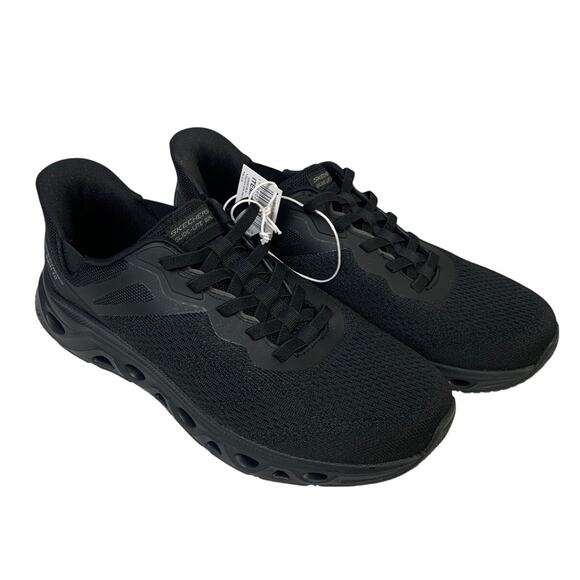 New In Box Skechers Mens Size 12 Black Mesh Hands Free Swift Fit Athletic Shoes main image 6